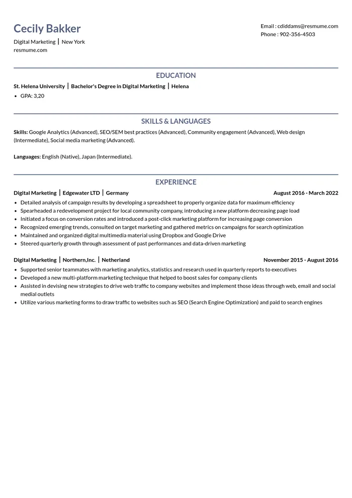 Profesyonel CV ablonlar rnekleri Resmume Profesyonel CV ablonlar rnekleri Resmume