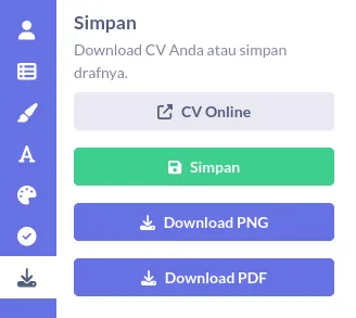 Upload CV PDF