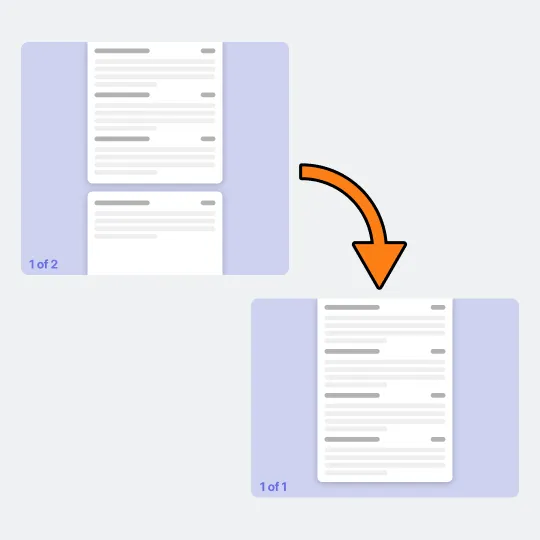 Pageless PDF resume in Resmume